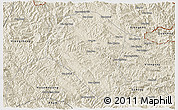 Shaded Relief 3D Map of Samneua