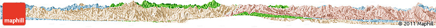 Political Horizon Map of Samneua, lighten