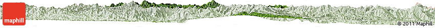 Satellite Horizon Map of Samneua, lighten
