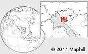 Blank Location Map of Samneua, highlighted country, highlighted parent region