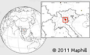 Blank Location Map of Samneua, highlighted parent region