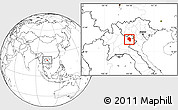 Blank Location Map of Samneua