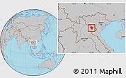 Gray Location Map of Samneua