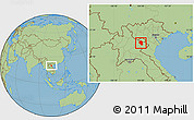 Savanna Style Location Map of Samneua