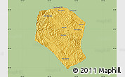 Savanna Style Map of Samneua, single color outside