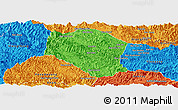 Political Panoramic Map of Samneua