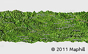 Satellite Panoramic Map of Samneua