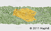 Savanna Style Panoramic Map of Samneua