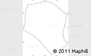 Blank Simple Map of Samneua, cropped outside, no labels