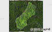 Satellite 3D Map of Viengthong, darken