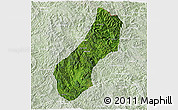 Satellite 3D Map of Viengthong, lighten