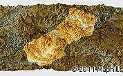 Physical Panoramic Map of Viengthong, darken