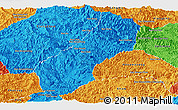 Political Panoramic Map of Viengthong