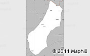 Gray Simple Map of Viengthong