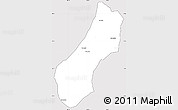 Silver Style Simple Map of Viengthong, cropped outside