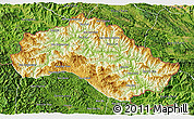 Physical 3D Map of Xiengkho, satellite outside