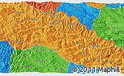 Political 3D Map of Xiengkho