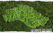 Satellite 3D Map of Xiengkho, darken