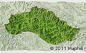 Satellite 3D Map of Xiengkho, lighten