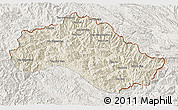 Shaded Relief 3D Map of Xiengkho, lighten