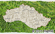 Shaded Relief 3D Map of Xiengkho, satellite outside