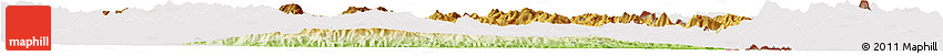 Physical Horizon Map of Xiengkho, cropped outside
