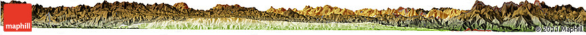 Physical Horizon Map of Xiengkho, darken