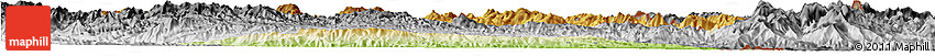 Physical Horizon Map of Xiengkho, desaturated