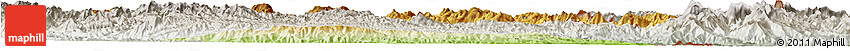 Physical Horizon Map of Xiengkho, lighten, semi-desaturated