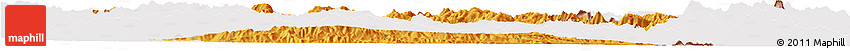Political Horizon Map of Xiengkho, cropped outside