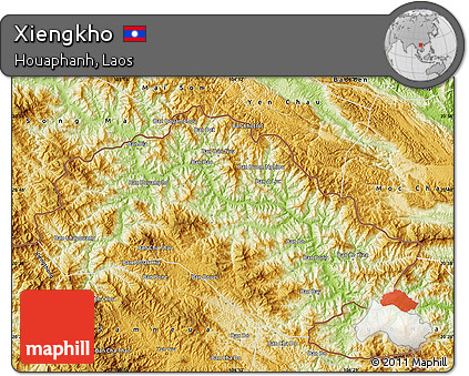 Physical Map of Xiengkho