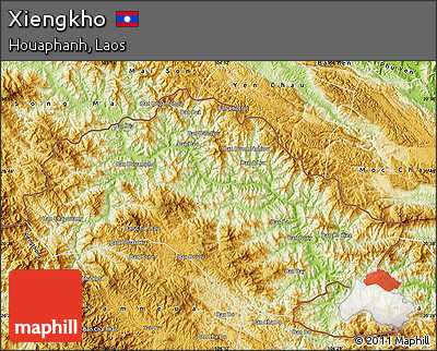 Physical Map of Xiengkho