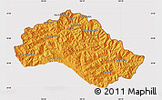 Political Map of Xiengkho, cropped outside