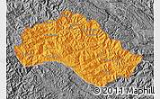 Political Map of Xiengkho, desaturated