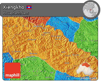 Political Map of Xiengkho