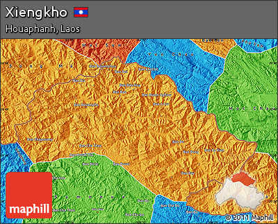 Political Map of Xiengkho