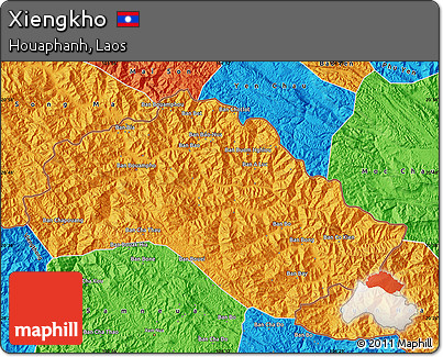 Political Map of Xiengkho