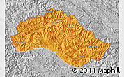 Political Map of Xiengkho, lighten, desaturated