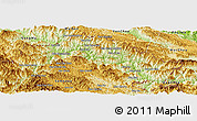 Physical Panoramic Map of Xiengkho