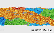 Political Panoramic Map of Xiengkho