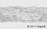 Silver Style Panoramic Map of Xiengkho