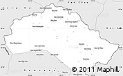 Silver Style Simple Map of Xiengkho