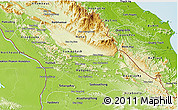 Physical 3D Map of Khammouane