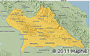 Savanna Style 3D Map of Khammouane