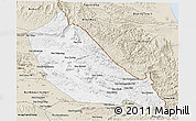 Classic Style 3D Map of Boualapha