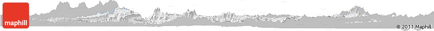 Gray Horizon Map of Boualapha, single color outside