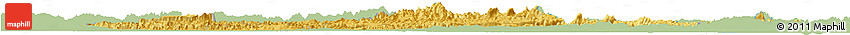 Savanna Style Horizon Map of Khammouane, single color outside