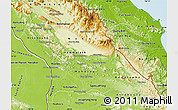 Physical Map of Khammouane