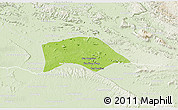 Physical 3D Map of Saybouathong, lighten