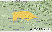 Savanna Style 3D Map of Saybouathong